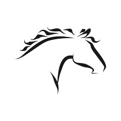 Elegant Horse Silhouette A Striking Depiction of Grace and Movement - 13082025-12.eps