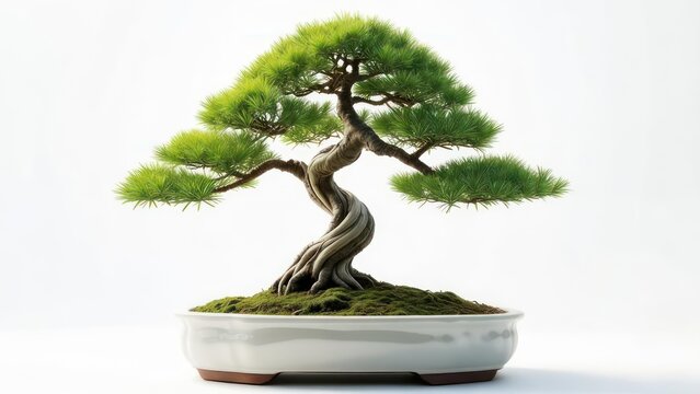 Bonsai tree in a pot