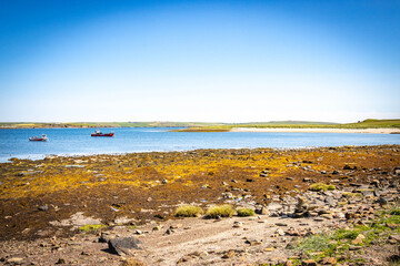 ship wreck, scapa flow, churchill barriers, orkney islands, orkneys, scotland uk