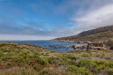 Soberanes Point Trail, California State Route 1, Monterey County, California.