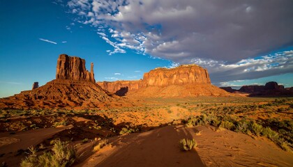Obraz premium Desert sunrise landscape