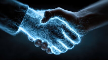 Electric Handshake Agreement Connection Collaboration