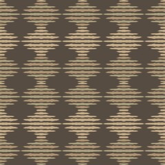 Ikat Seamless Pattern • Bohemian Textile Design • Traditional Fabric Texture • Digital Background for Print and Crafts