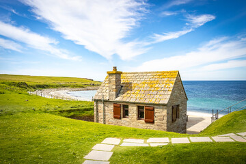 skara brae, neolithic, village, prehistoric, orkneys, orkney islands, stone age, scotland, uk,...