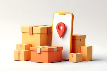 Modern mobile application for delivery tracking and logistics management