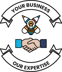 A logo for a business that is called Your Business