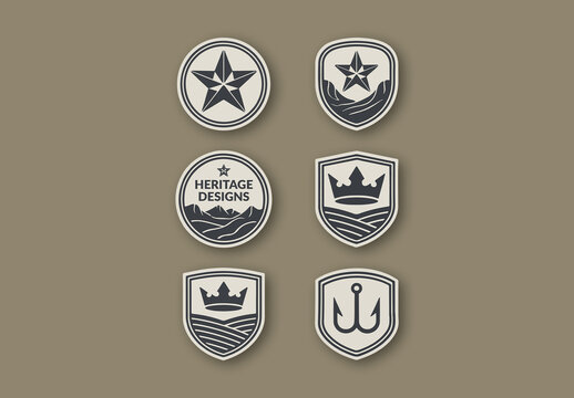 Heritage Badge Design Layout