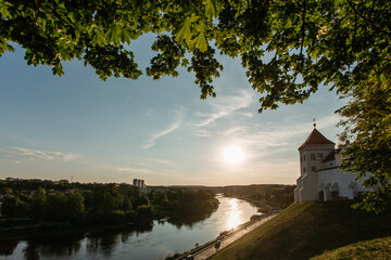 Fototapeta premium church on the river