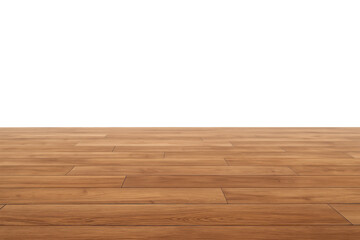 Wooden plank floor with empty space on top, natural light brown wooden texture background, ideal for product display, presentations, mockup design, or advertising template with copy space	

