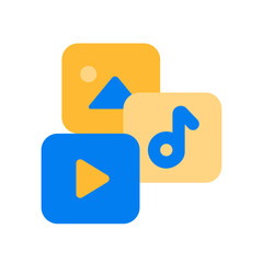 content flat icon