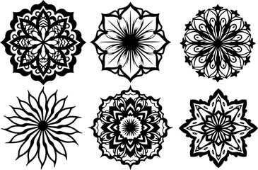 Abstract Circular Pattern Set