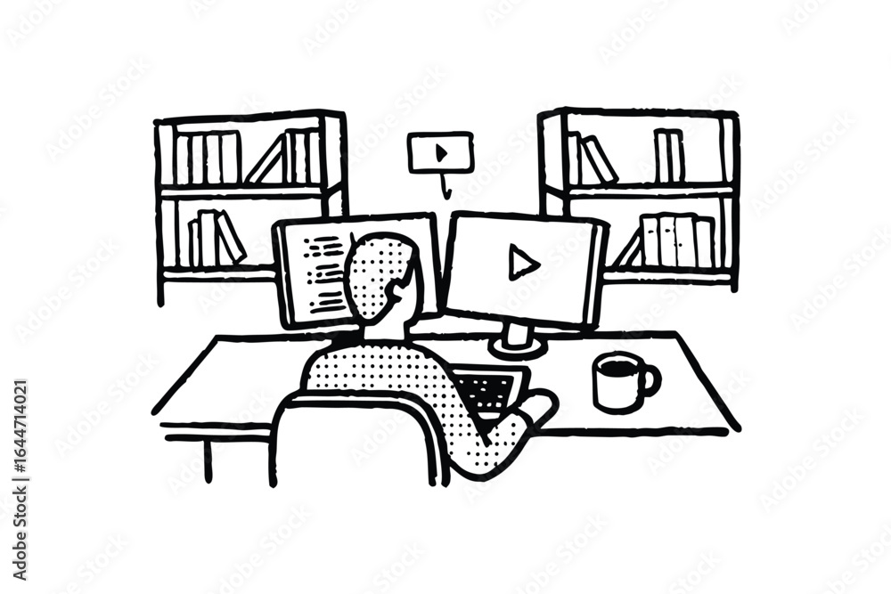 Poster digital identity verification and online security concept