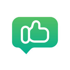 feedback gradient icon