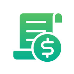 paid script gradient icon