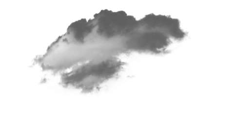 A gray blob shape with rough edges on a black background in a simple abstract composition style image