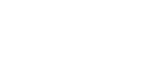 A white irregular shape with pixelated edges on a black background in a simple abstract design style