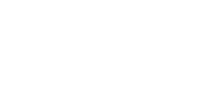 A white irregular shape with pixelated edges on a black background in a simple abstract design style