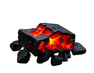 Glowing Coal Pile