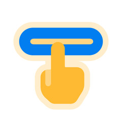 subscribe flat sticker