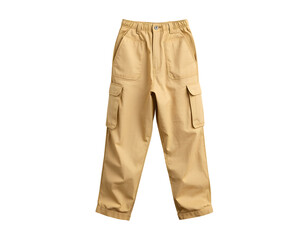 Khaki Cargo Pants - Front View