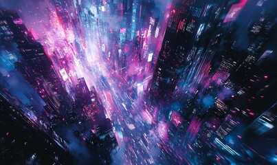 Global media link overlaying a bustling urban cityscape, symbolizing the advanced 5G network connectivity and high-speed internet that power modern business and communication, Generative AI