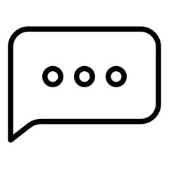message line icon