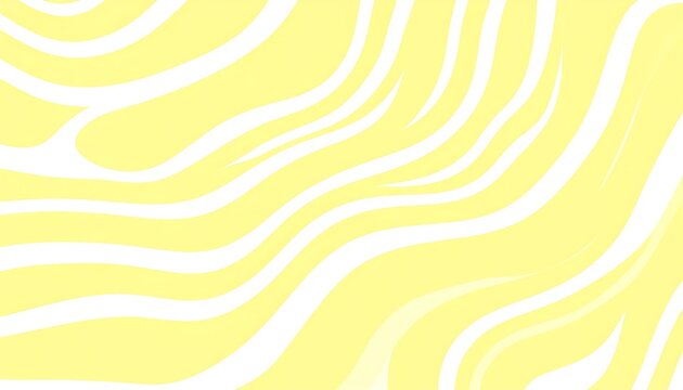 Abstract yellow wavy lines