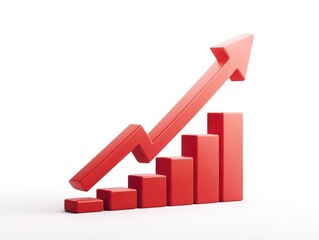 Red upward trend graph (1)