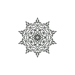 LINE BLACK MANDALA