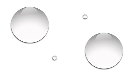 water drop on white