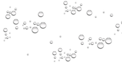 water drops on glass