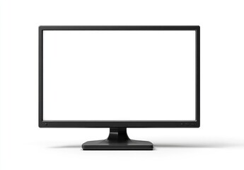 Black monitor with blank screen