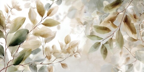 Delicate, light-filled foliage design