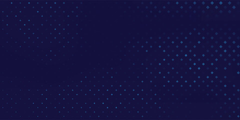 Modern mesh rectangle blue wavy halftone background. Dot pop art sport style design abstract