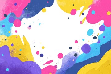 Abstract painted frame