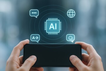 Mobile AI Application with Translation, Chat, and Global Communication Features
