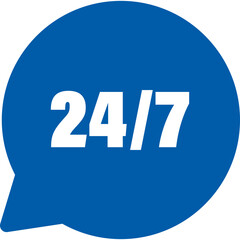 24/7 Customer Service Icon