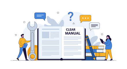 Guide to understanding and following clear manual instructions for effective problem solving and process completion