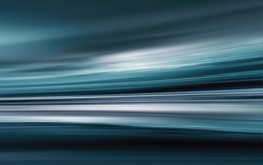 Abstract, teal and grey horizontal streaks