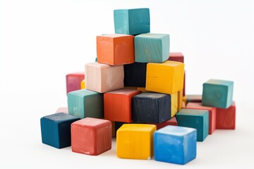 Obraz premium wooden toy blocks