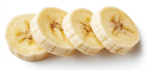 Sliced banana segments