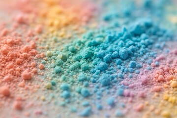 Fototapeta premium Pastel Chalk Dust Macro Photography Colorful Artistic Texture for Art, Design and Education