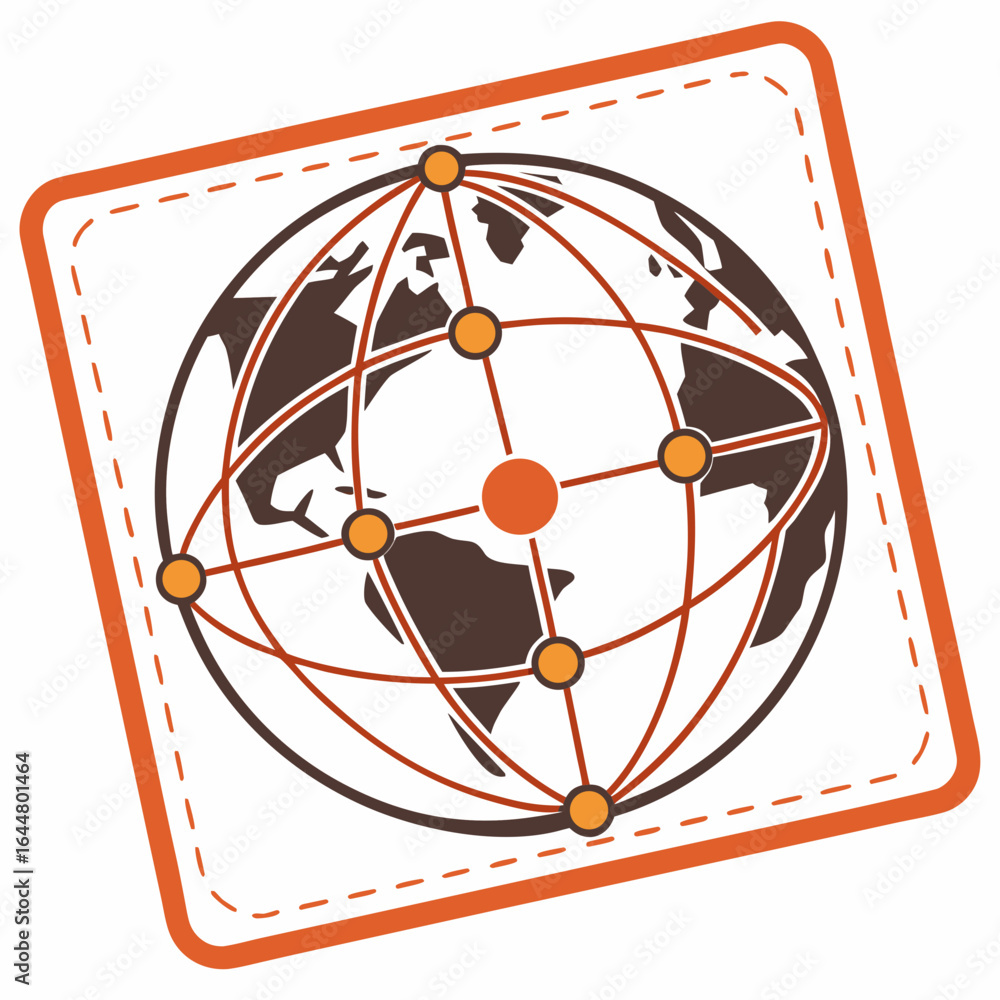 Poster global network connections and data flow