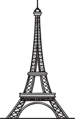 Fototapeta premium Iconic European Landmark Illustration