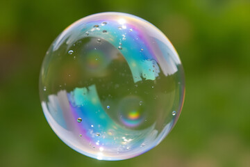 Colorful Bubble A Spectacular Display in Nature's Light