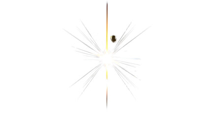 Obraz premium Abstract Burst of Light: A captivating display of dynamic energy with bright rays, the focal point bursts forth a dazzling explosion in a visually stunning representation of sheer power.