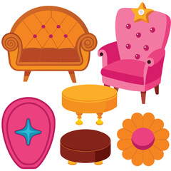 Home furniture icon vector design 