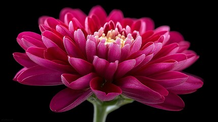 Magenta Mums velvety petals gleam