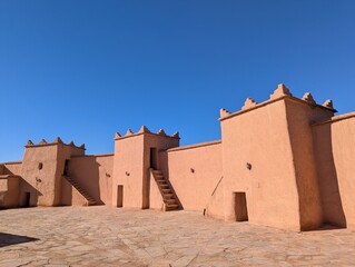 Taourirt Kasbah, a historical landmark in Ouarzazate, Morocco