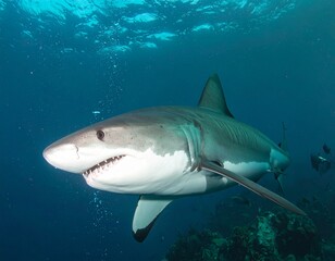 Naklejka premium Shark